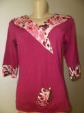 Blusa manga3/4 feminina
